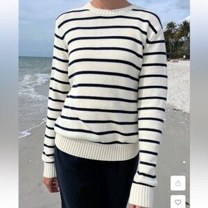 Brandy Melville Martha Cotton Thin Stripe Sweater